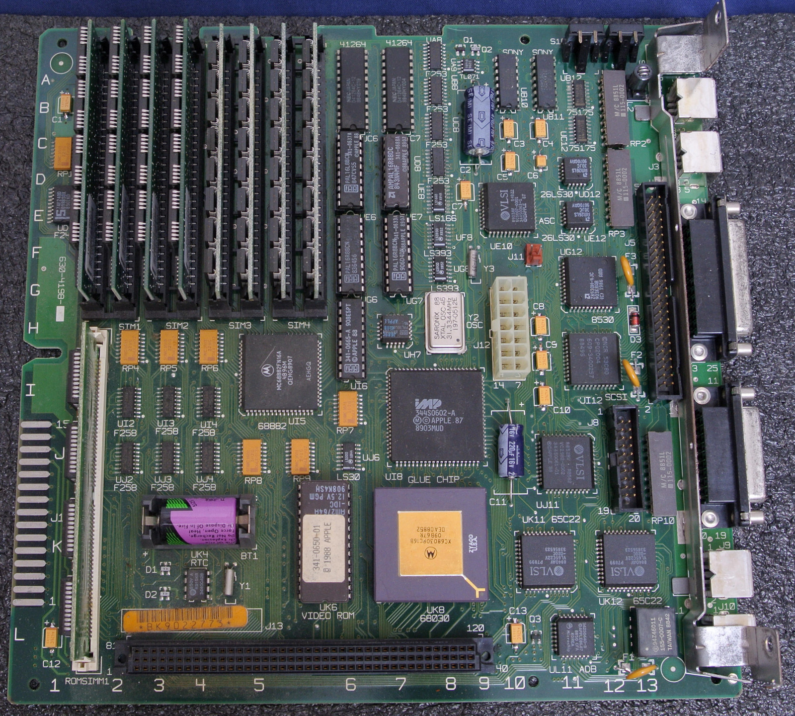 REPAIR SERVICE Apple Macintosh SE/30 Logic Board + Analog Board + PSU Recap