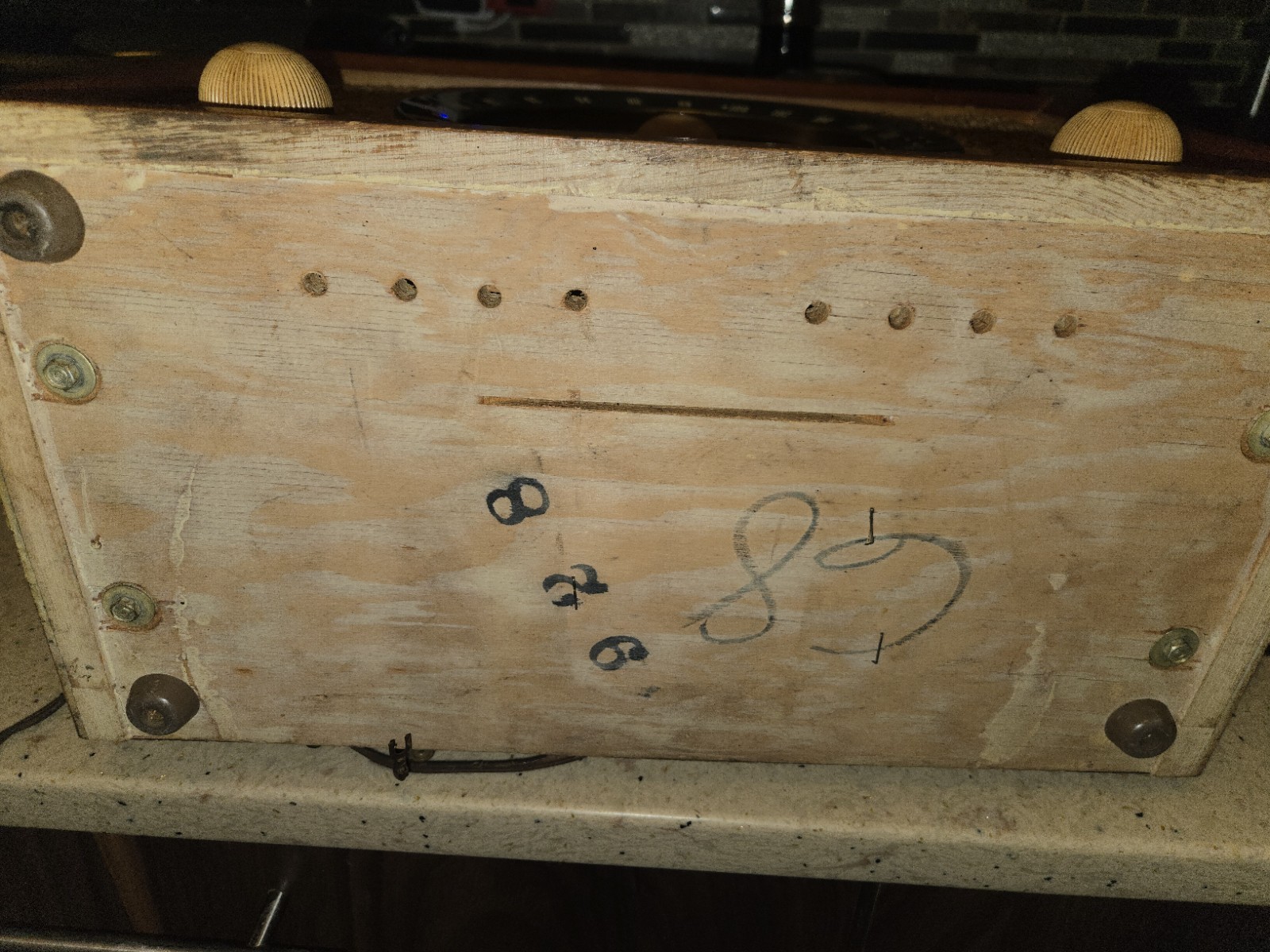 Vintage ZENITH High Fidelity AM/FM Tube Radio Wood Cabinet ~ Model B835 Working