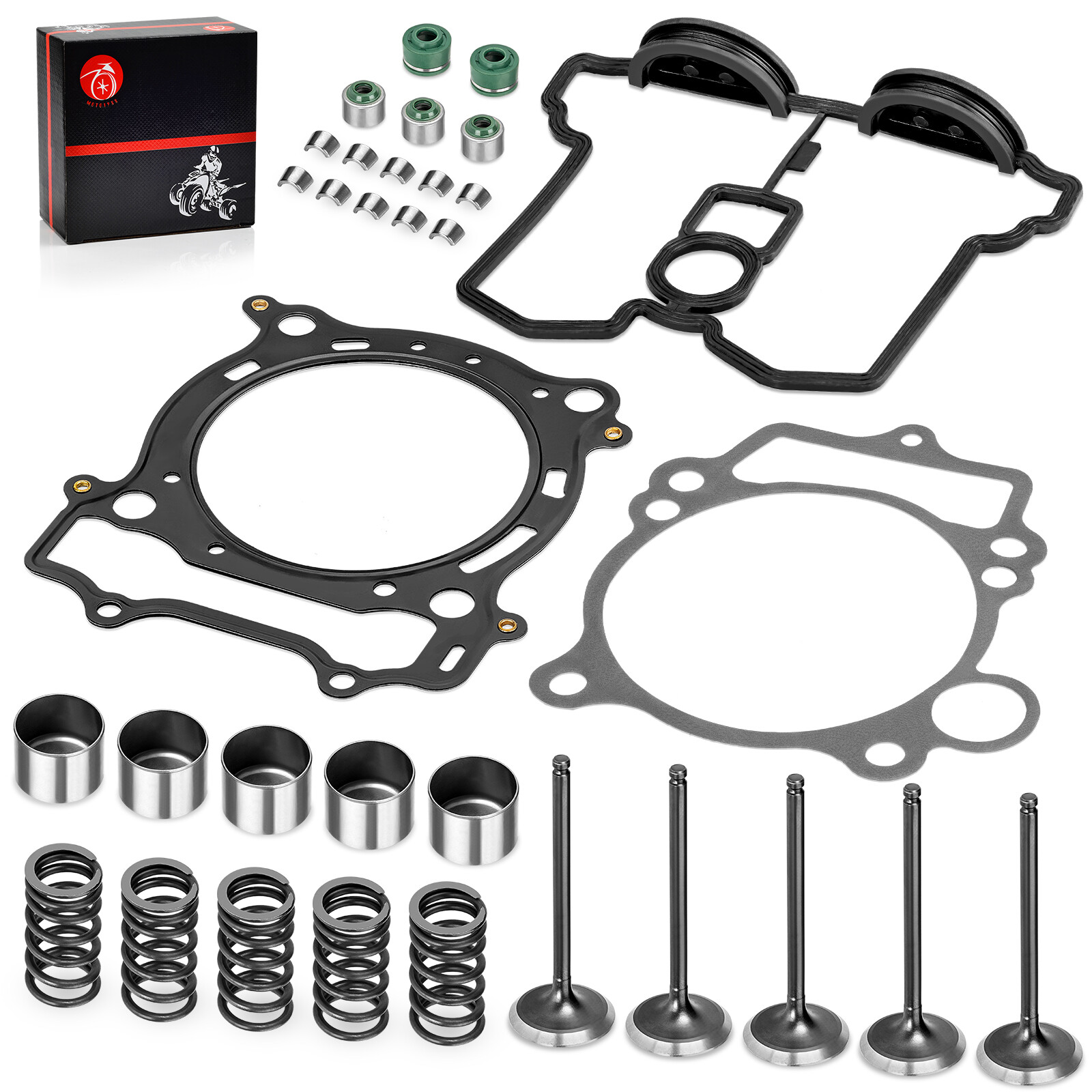 Intake Exhaust Valve & Gasket Seal Kit For Yamaha YFZ450 2004-09 | YFZ450X 2008