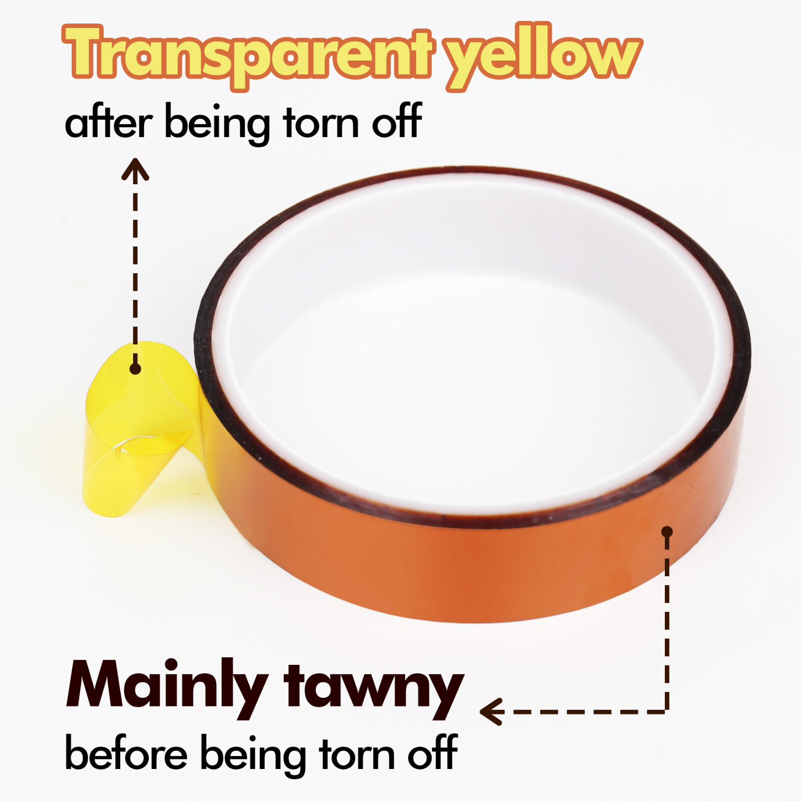 2 Rolls Heat Resistant High Temperature Tape Kapton 20mm x 52ft Transfer Thermal