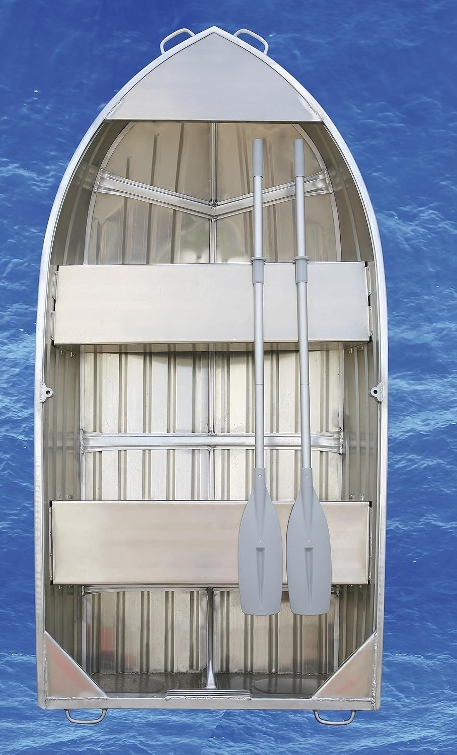 Heavy Duty Pair of Oars 78" Long with Oar Locks, Split Shaft.