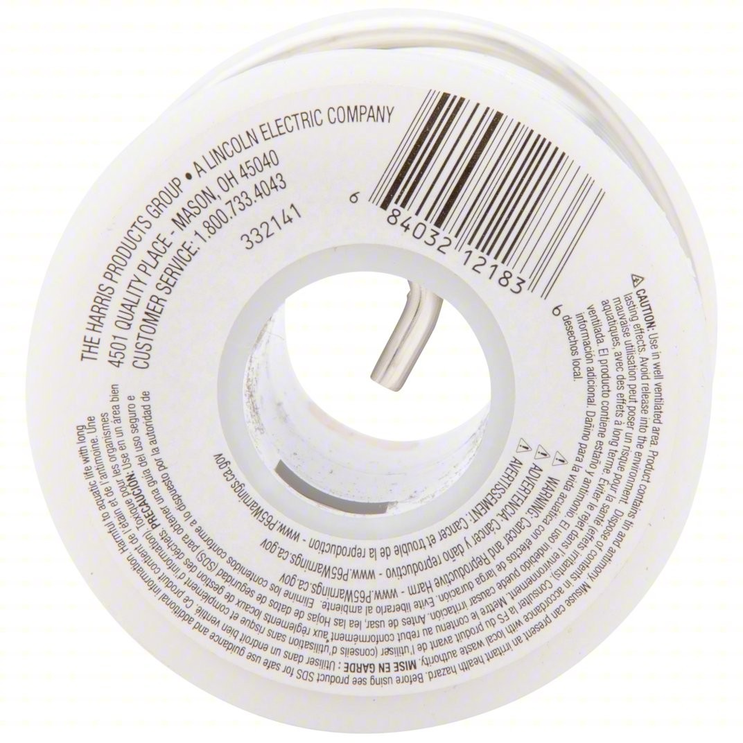 4 Pack - Harris 331760 95/5 Lead-Free Solid Wire Solder, 1 lb Spools