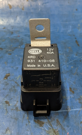 Hella Original 12V 40A Relay with Bracket 4RD 931 410-08 Brand New Made in USA