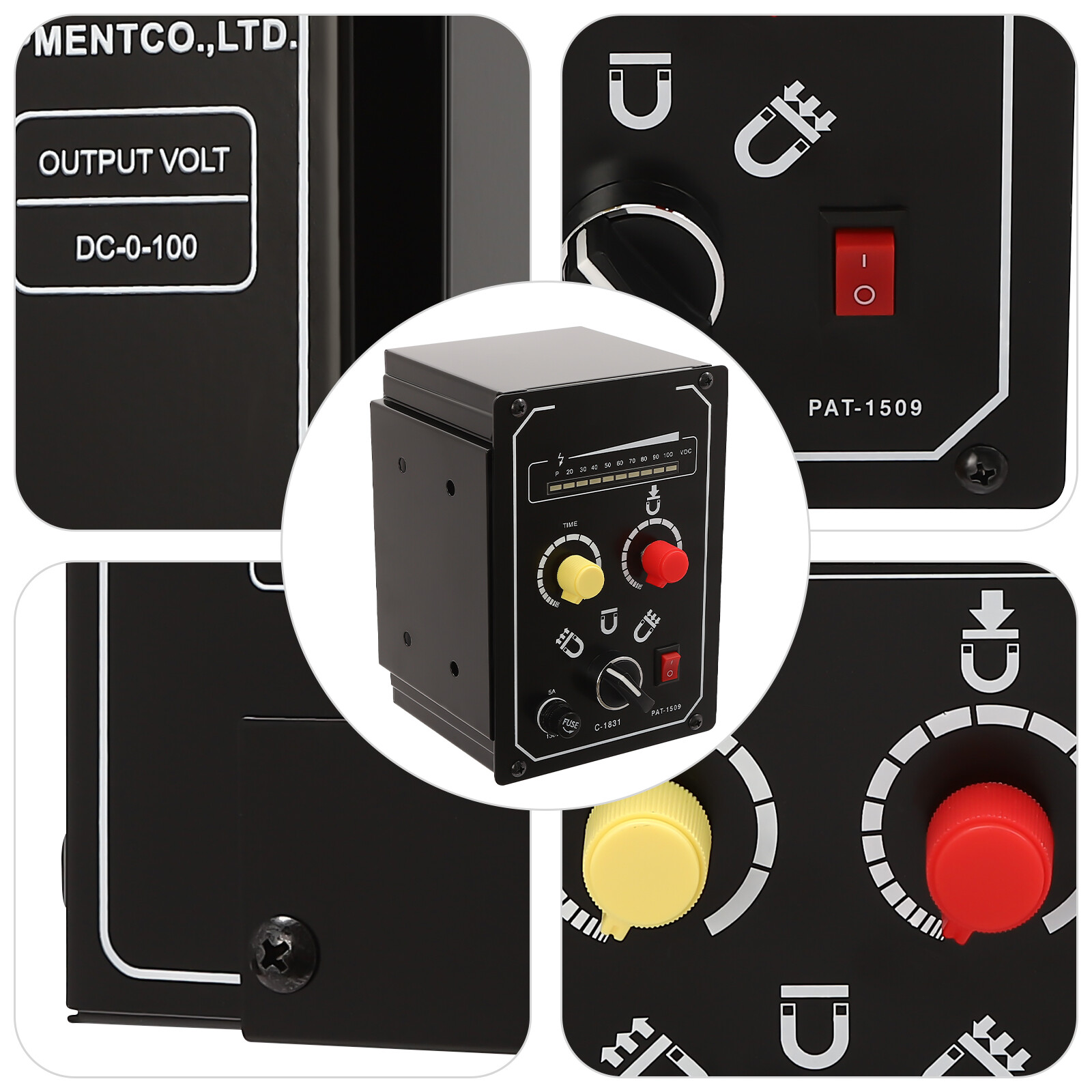 Electromagnetic Electro Magnetic Chuck Controller External Suction Cup Control