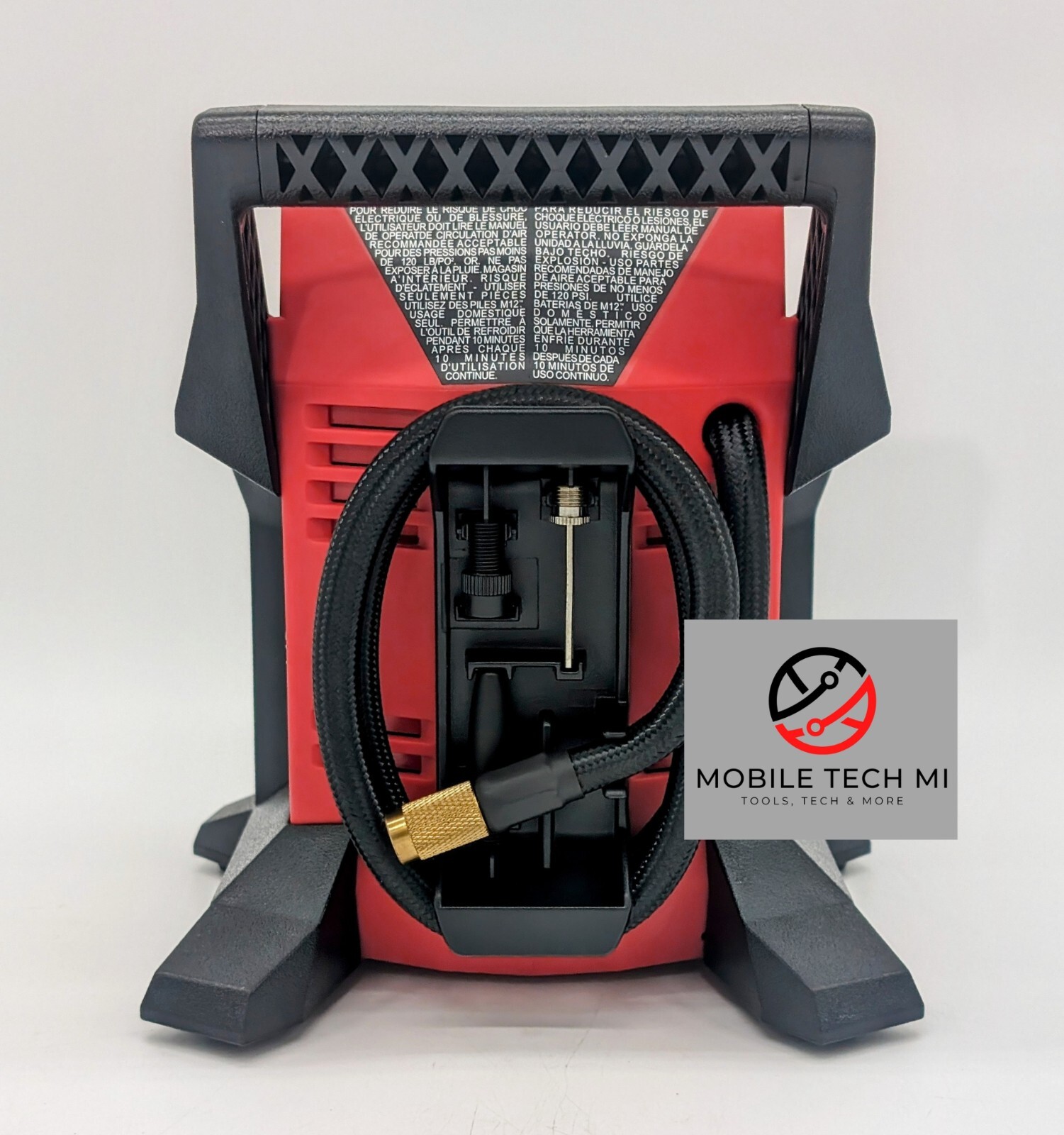 Milwaukee 2475-21XC M12 Cordless Portable Car Tire Inflator 4.0 Ah Battery NEW