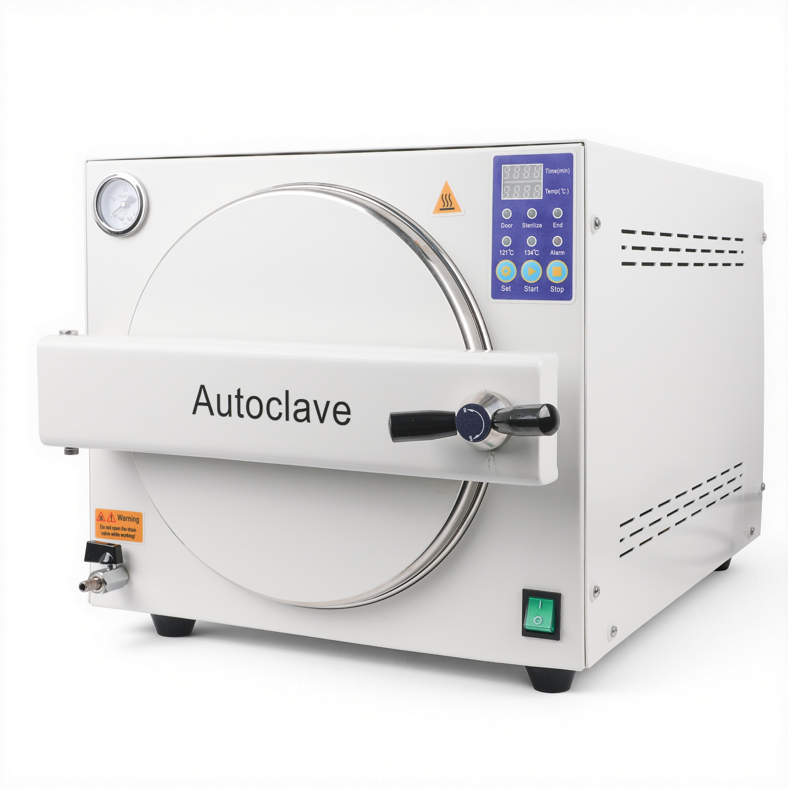 23L Dental Autoclave Steam Sterilizer Medical Dentist Surgical Sterilization USA