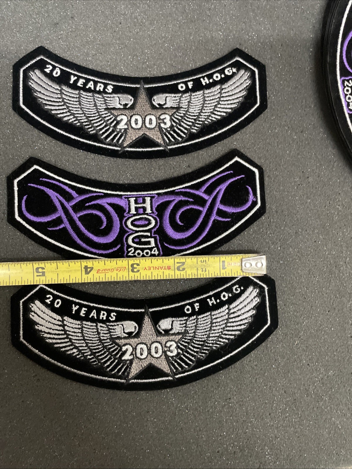 13 Harley Davidson Patch Lot HOG 2000, 01, 03, 04, 06, 05, 07, 08, 011 Patches