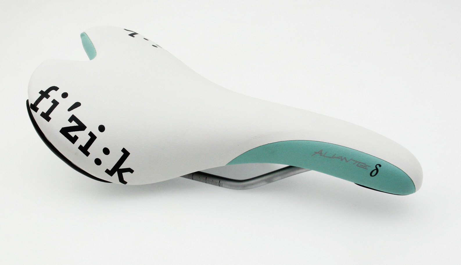 Fizik Aliante Road MTB eBike Cycle Saddle Manganese-rails Seat White&Tiffany