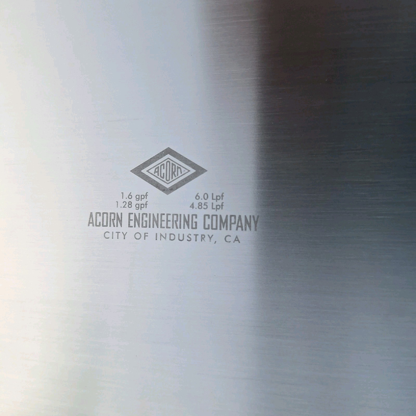 Acorn Controls Prison Toilet R2105-W-1 Toilet, Wall, Satin, Stainless Steel, ADA