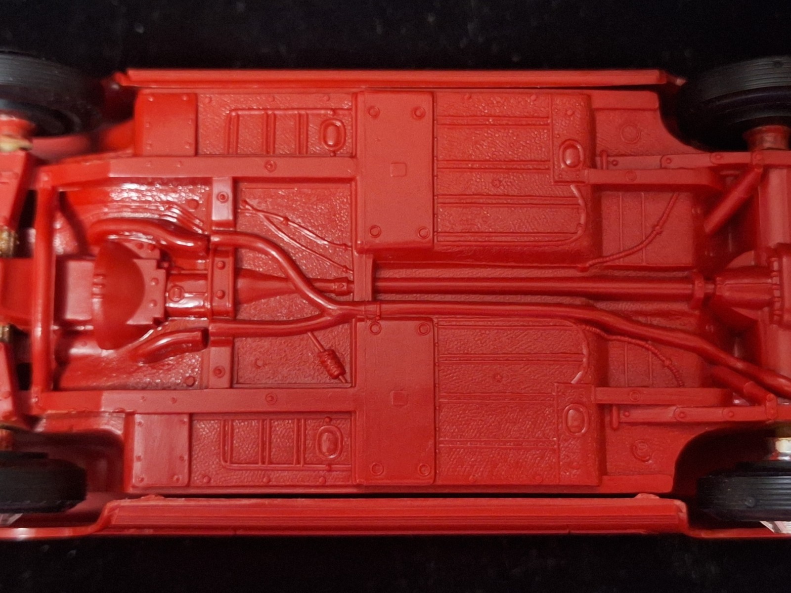 Vintage 1965 AMT Red FORD MUSTANG FASTBACK Dealer Promotional Plastic Model Car