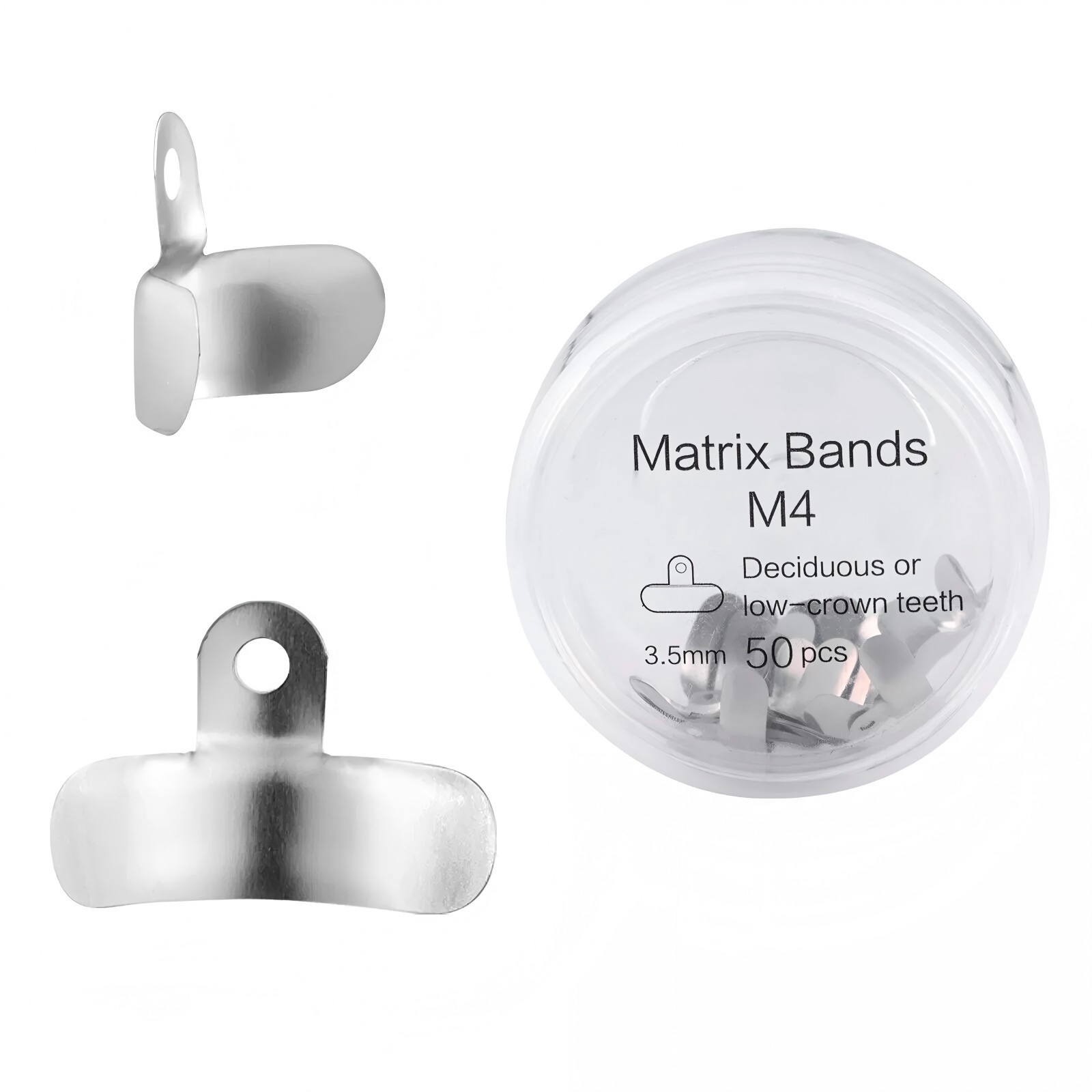 Dental Sectional Matrix Bands 4.5 5.5 6.5 Niti Retaining Rings Wedges Palodent