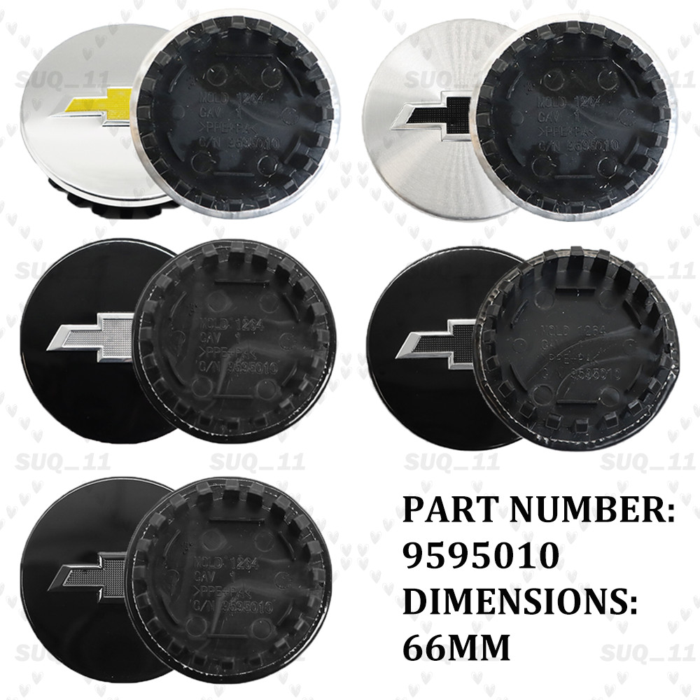 4PCS #9595010 WHEEL RIM CENTER HUB CAPS FOR TRAVERSE BLAZER COLORADO 66MM 2.5''