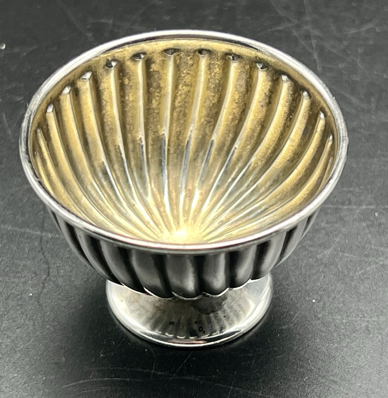 Vintage Sterling Silver 925 Salt Cellars, Mixed. 33 Grams- Photos.