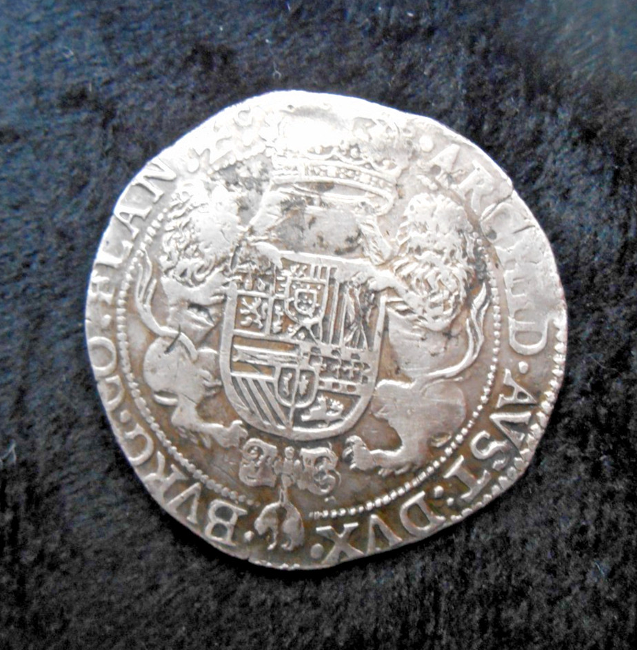 SHIPWRECK treasure SILVER PORTRAIT DUCATON coin MERESTEIN wreck 1655 VOC E India