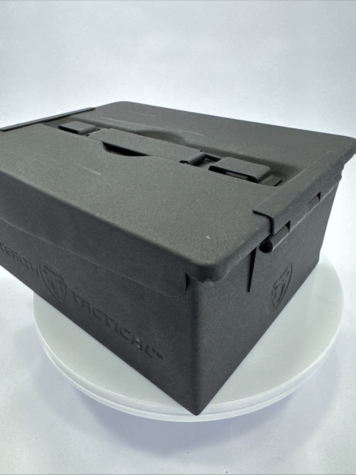 Stealth Tactical Small Bsa Metal Military Ammo Canister 7 1/2 X 5 1/2