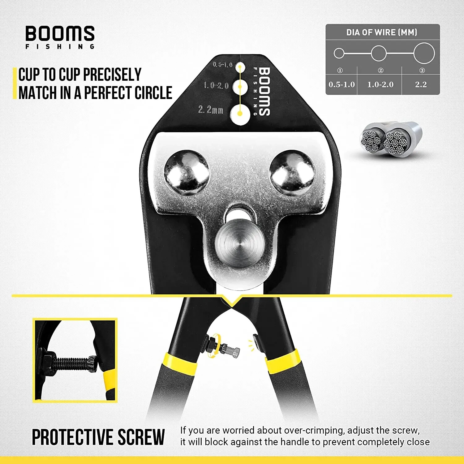 Fishing Crimper Pliers,Lure Rigging Tool,Fish Crimping Wire Mono Leader Line Rig