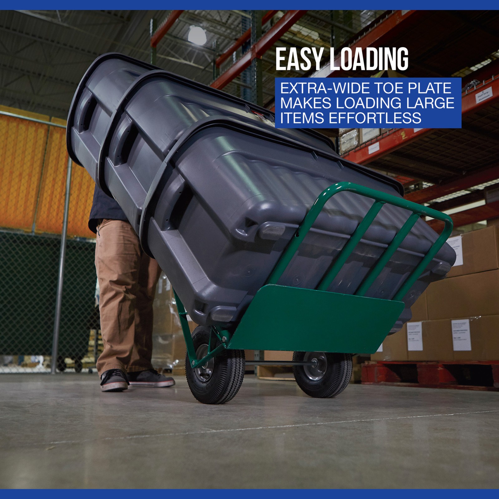 Strongway Wide Surface Hand Truck, 660-Lb. Capacity