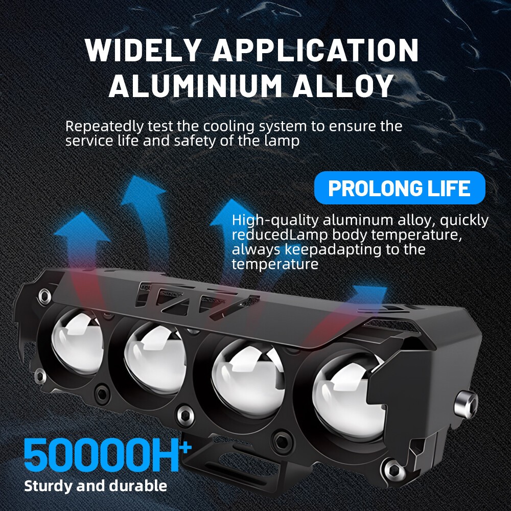 Pair For 2017-2024 Can-Am Maverick X3 UTV 5'' LED Work Driving Lights Fog Pods