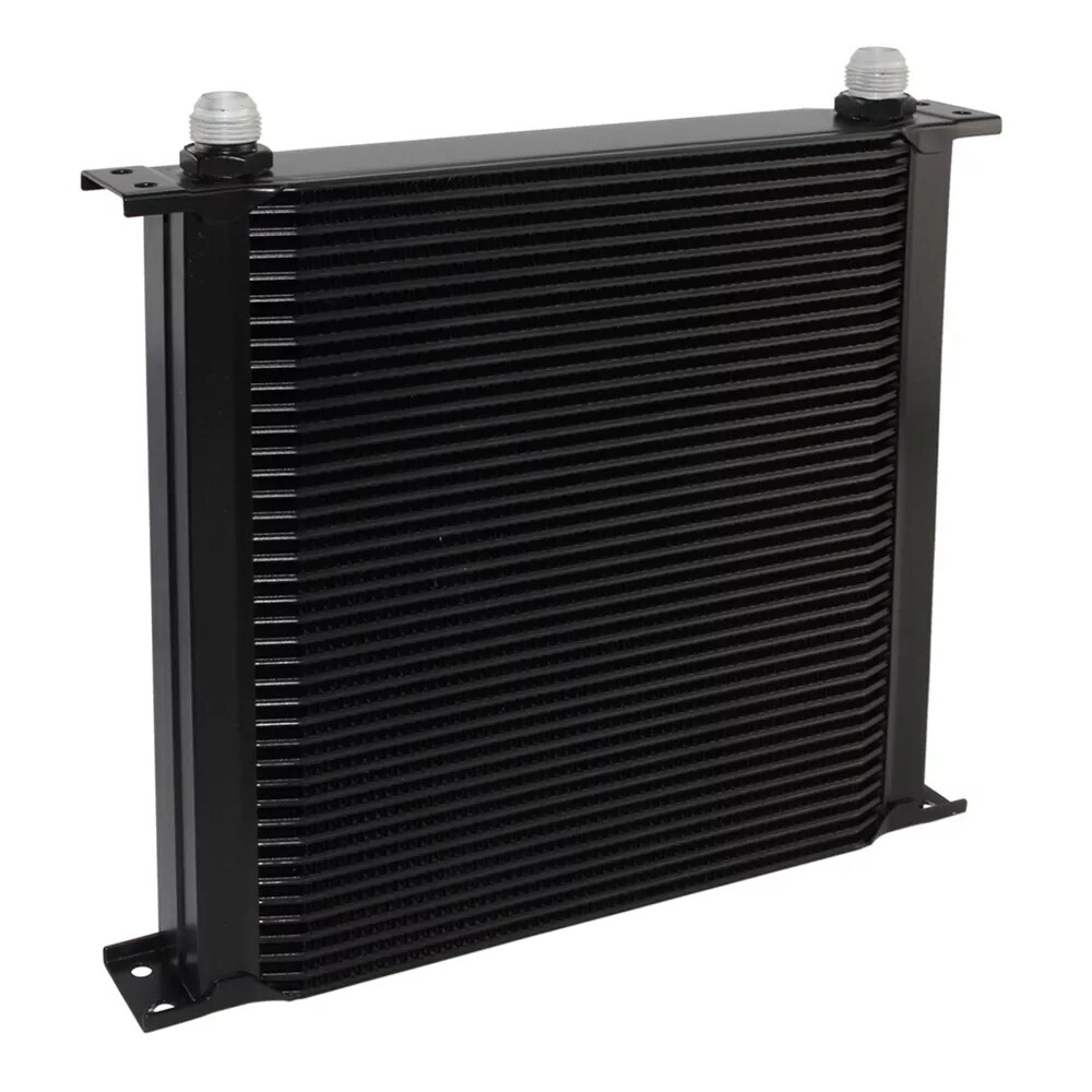 40 ROW TRANS-MISSION OIL COOLER FAN 8AN HOSE FITTING 180F TEMPERATURE SENSOR KIT