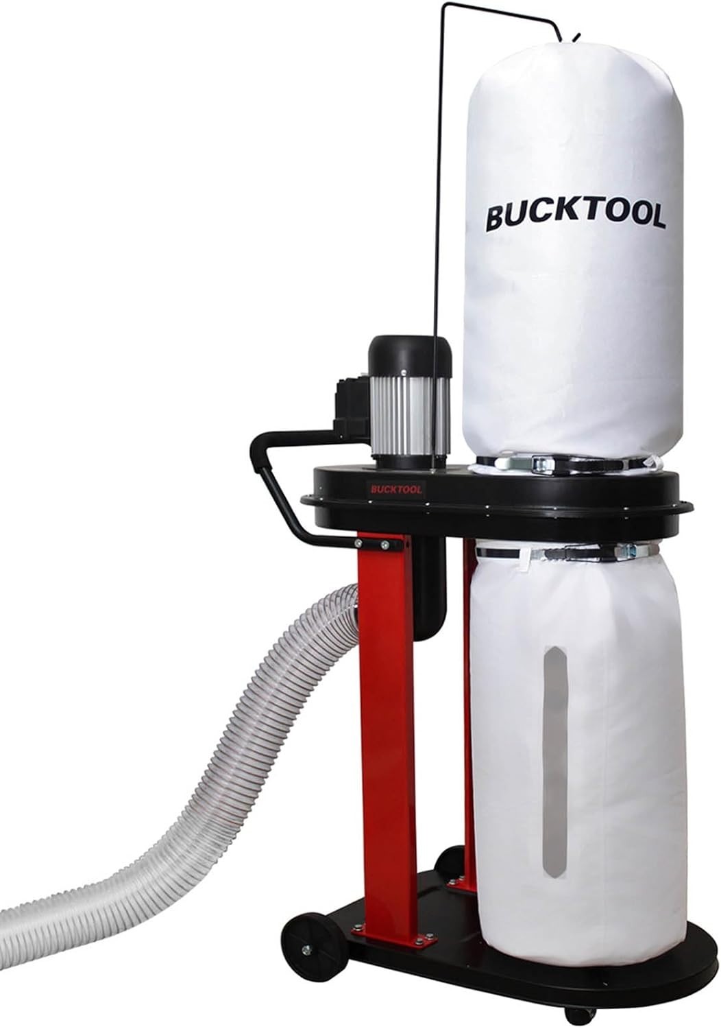 BUCKTOOL 1.2 HP Auto Start 750CFM Dust Collector with 3 Dust Collection Bag