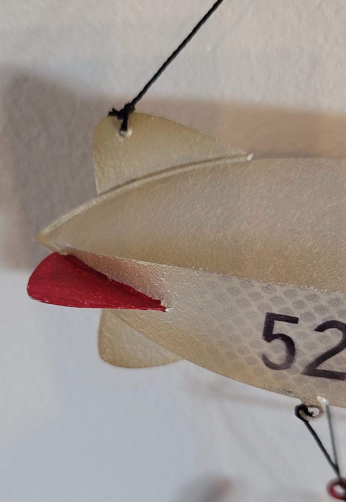 9.5" Steampunk Zeppelin, Airship Blimp Hanging Mobile Pilot Map Basket Propeller