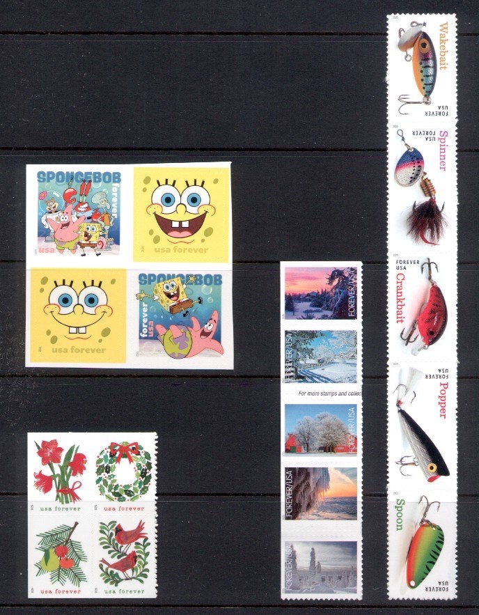 2025 U.S. COMMEMORATIVE-DEFINITIVE YEAR SET *156 STAMPS* 4 SHEETS, EXPRESS M-NH