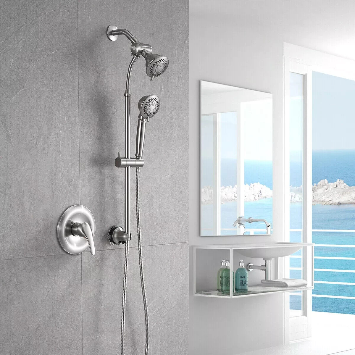 10FT Shower Head Hose Handheld Extra Long Stainless Steel Bathroom Flexible Tube