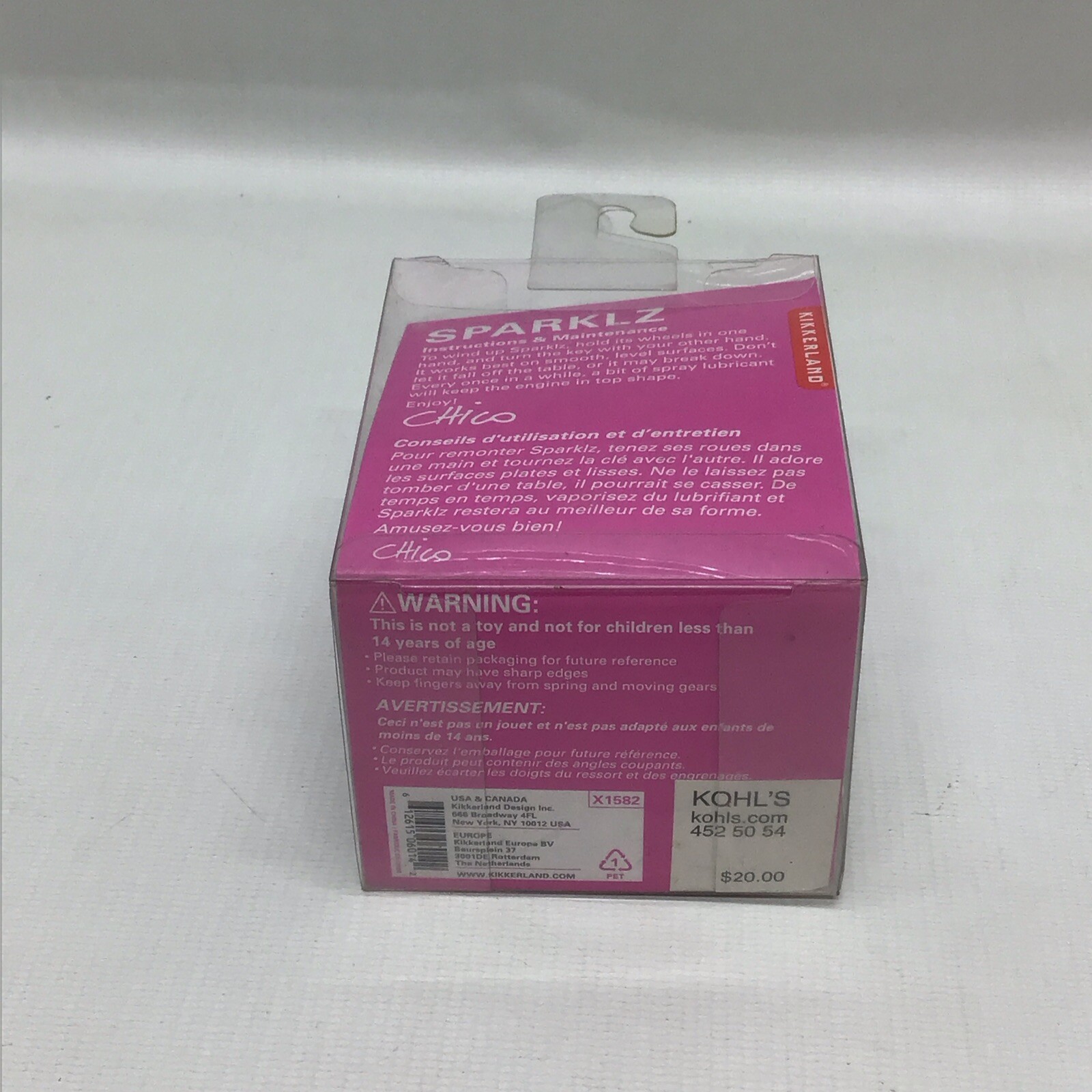 Kikkerland Collector Windup Mechanical Creature Chico Bicalho 2000 NIB “SPARKLZ”