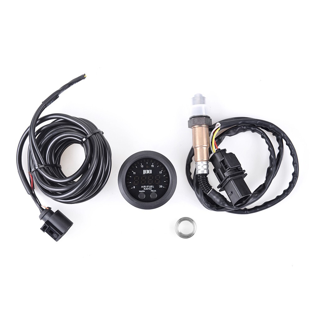 52mm Air Fuel Ratio Gauge LED Digital Display + Wideband O2 Oxygen Sensor 12V