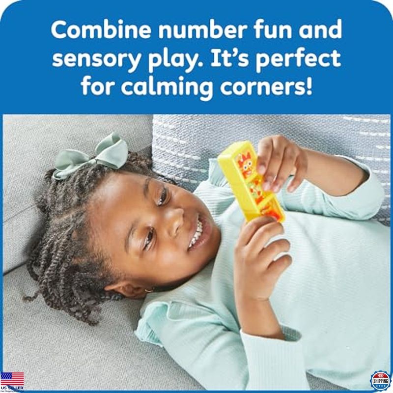 hand2mind Numberblocks One to Five Sensory Bottles, Counting Fidget Toys 5 Pack