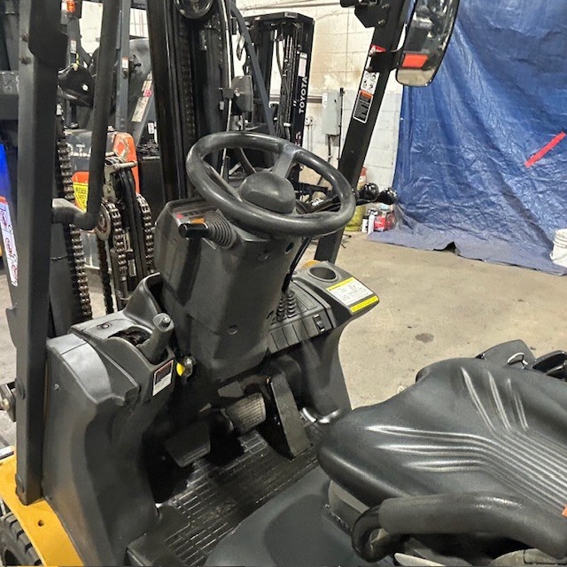 2019 Cat 2C5000 5000lb Used Forklift Triple Mast Sideshift LP Gas 5781 Hours