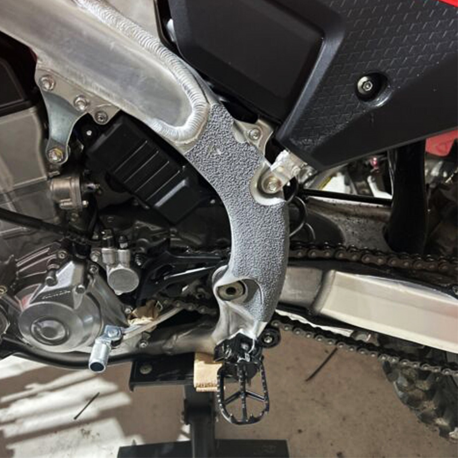 Gray Rubberized HIGH TACK Dirt Bike Grip Tape Material │ 14" x 11" Blank Sheet