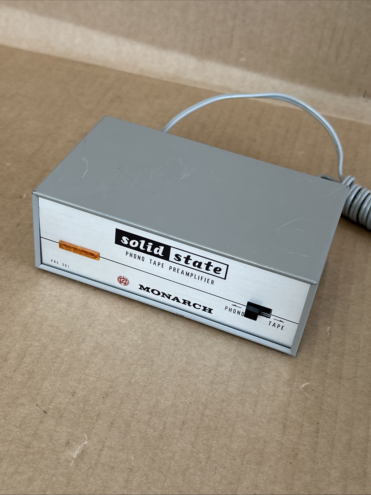 MONARCH Solid State PHONO TAPE PREAMPLIFIER PRE 301 Made in Japan