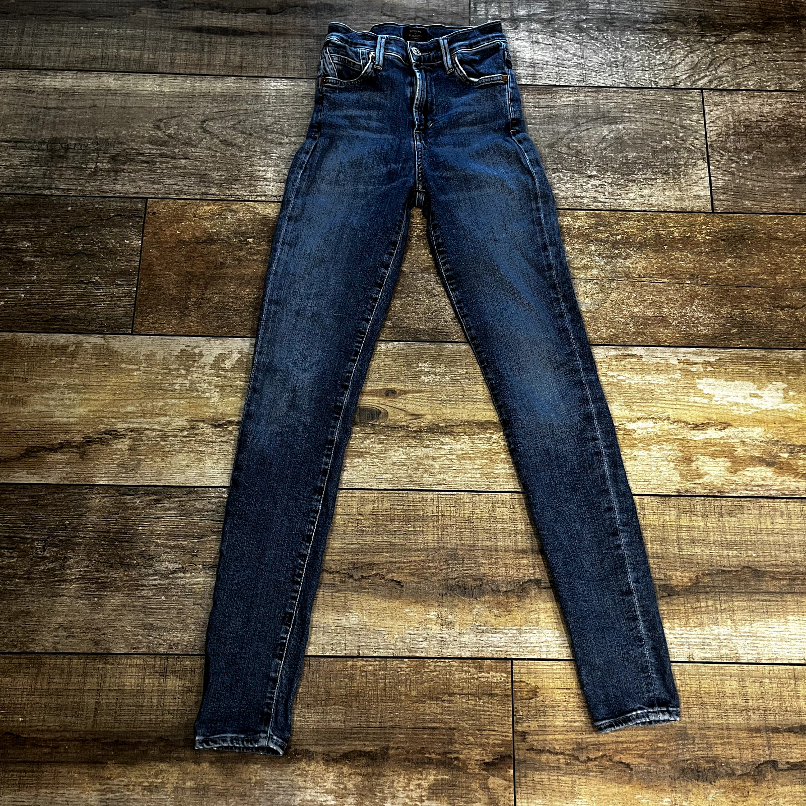 Citizens of Humanity Womens Jeans 24 Medium Wash Denim Rocket Rise Skinny