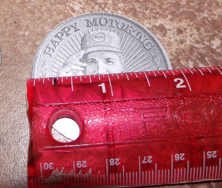 6 ENCO 1960s Happy Motoring Service Cardboard Tokens-Hard to Find! Humble Oil