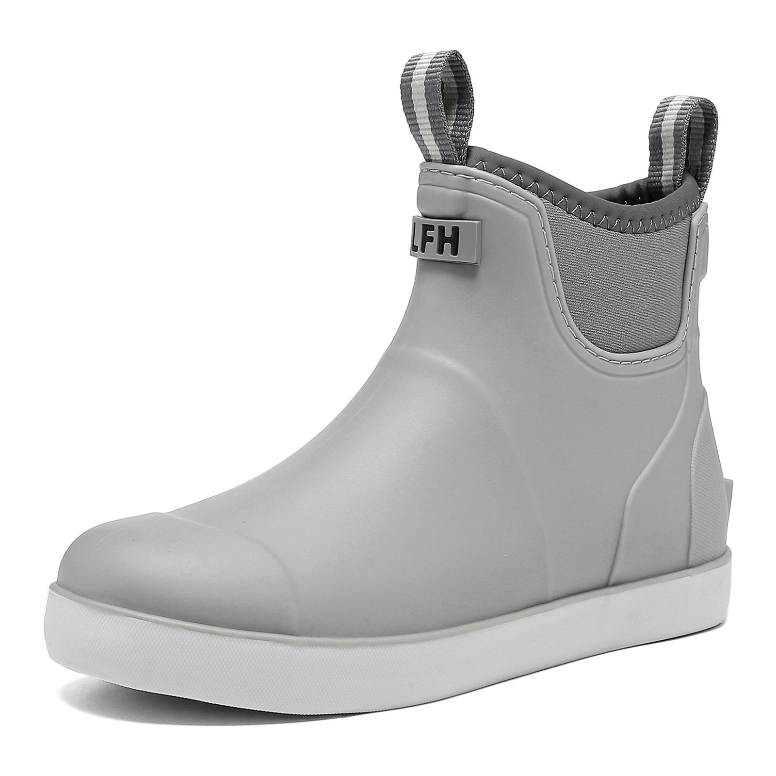 Men's Fishing Deck Boots Waterproof Non-Slip Rubber Rain Boots Outdoor Farm Work