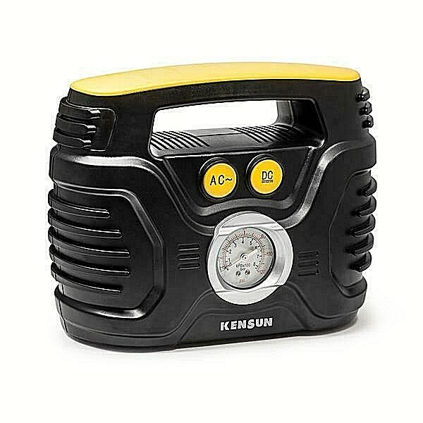 Kensun Portable Air Compressor Pump for Car 12V DC and Home 110V AC