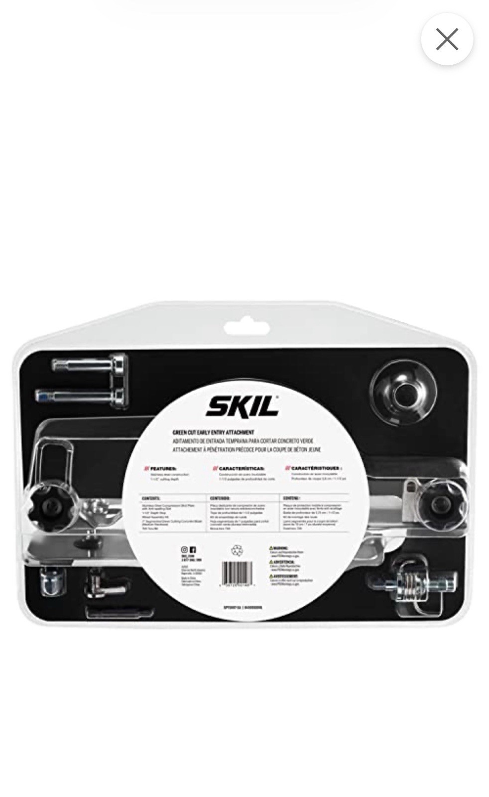 SKIL Green Cut Early Entry Assembly Kit 7 In. Segmented Green Cutting Concrete B