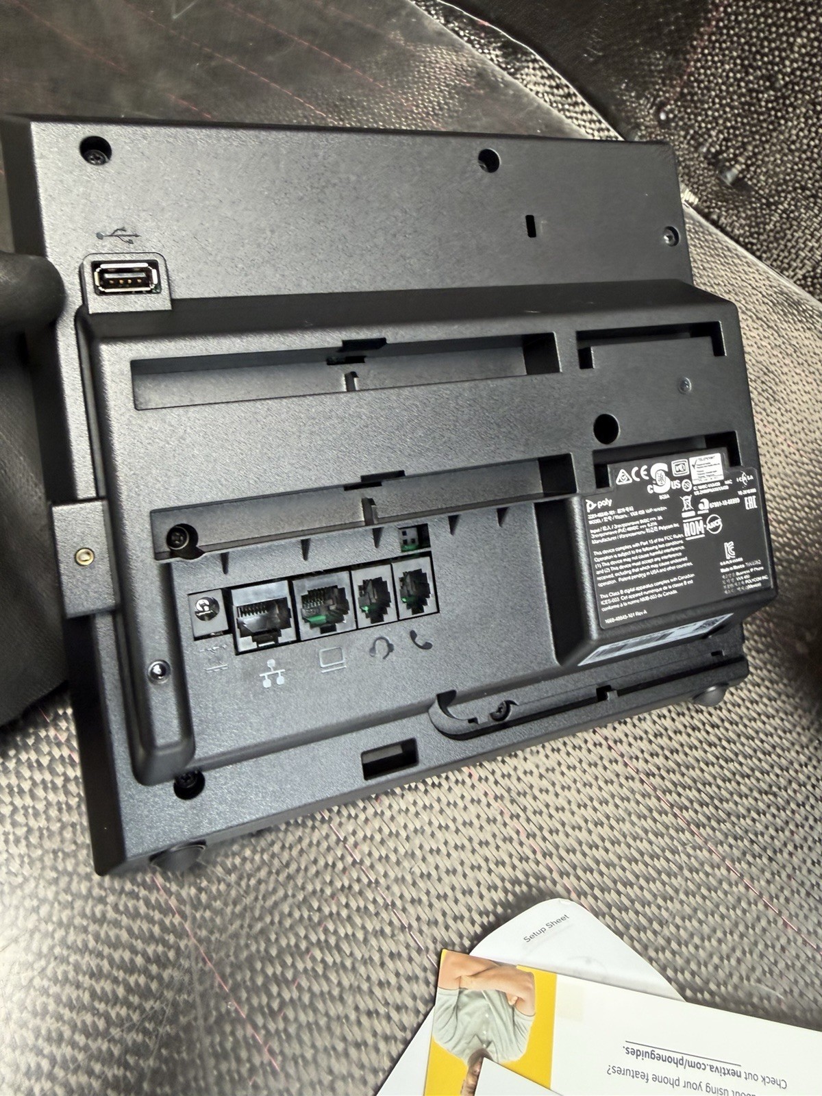 New Polycom VVX 450 w/ PWR Supply - 12-Line IP Phone PoE 2200-48840-001 ShipFast