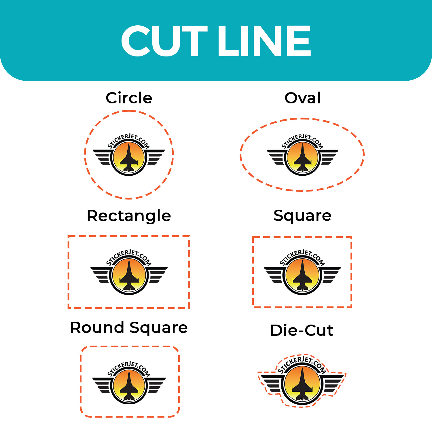 Your Logo Here Custom Vinyl Stickers – Waterproof Personalized Labels for Busine