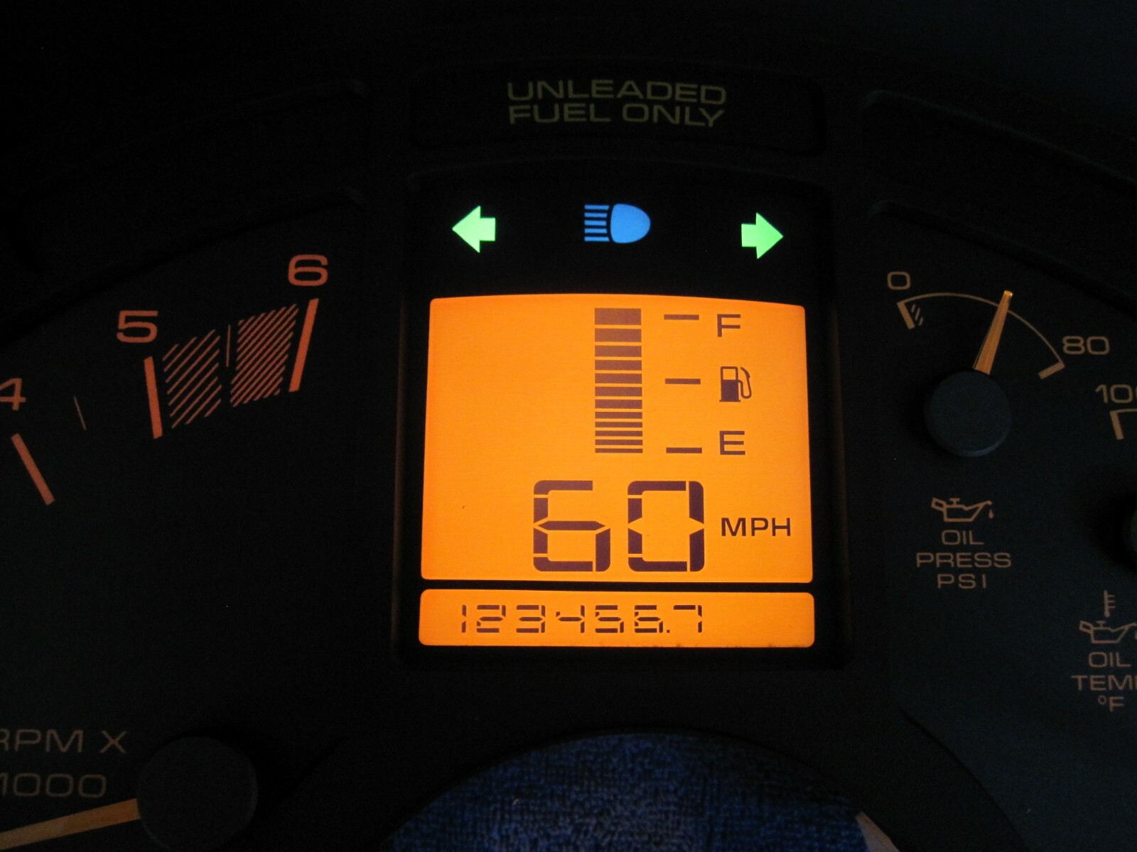 Corvette C4 digital Analog dash instrument cluster Rebuilt 90 91 92 93 94 95 96