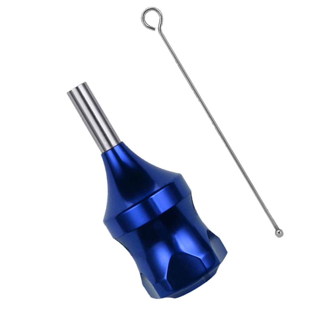 Dark Blue 30mm Tattoo Zinc Alloy Cartridge Grip With 78mm Needle Plunger HOT