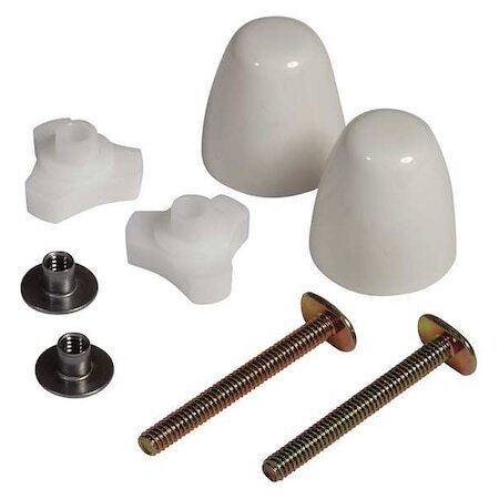 American Standard 7381251-200.0200A Ez-Install Bolt Cap Kit, Toilet, Plastic