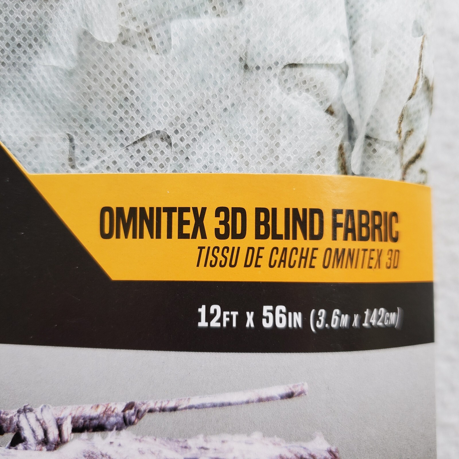 Vanish Omnitex 3D Blind Fabric Brush Winter 56x12' Snow Camo Hunting Mossy Oak