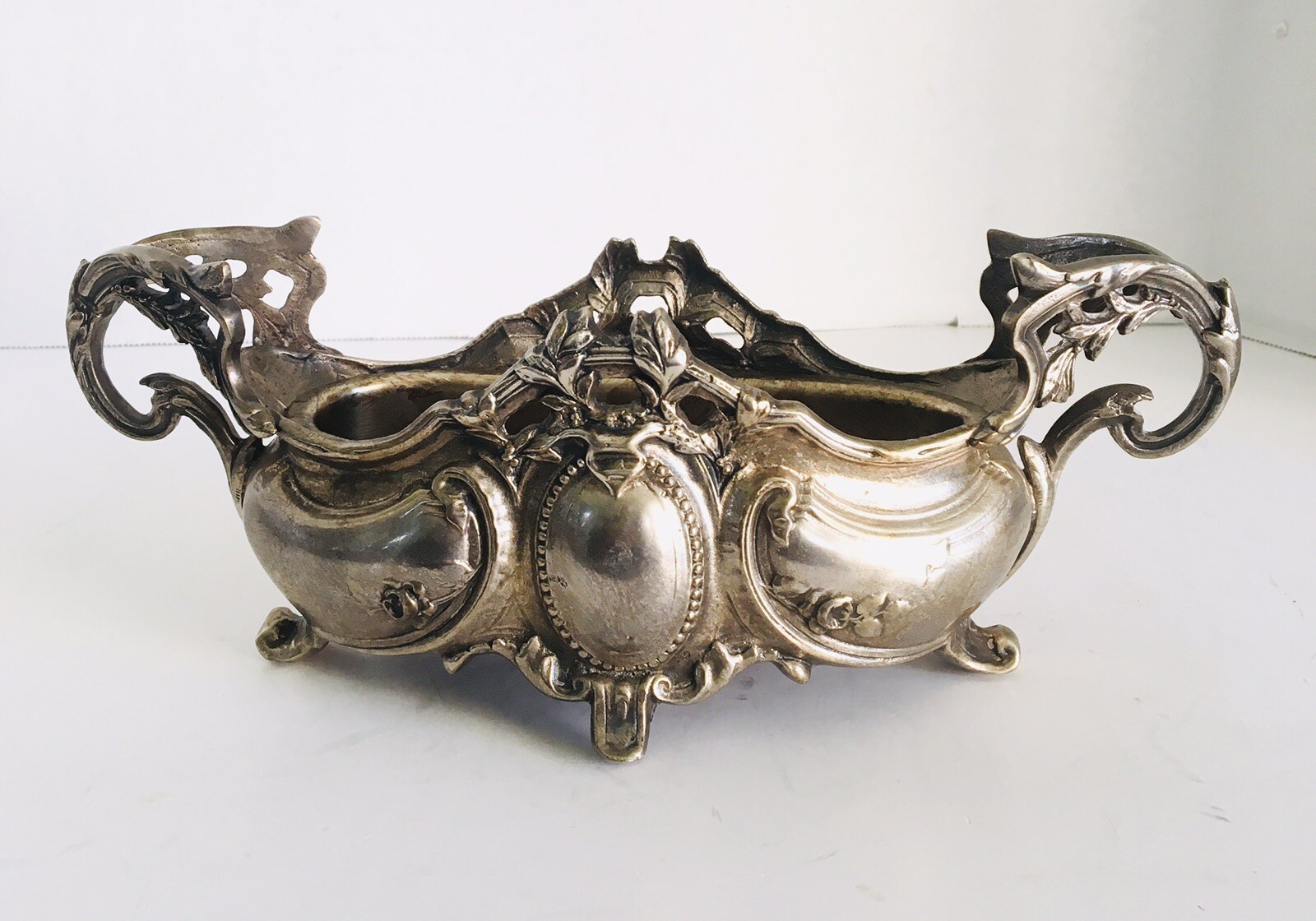 Louis XV Silver Plate Jardiniere with Liner
