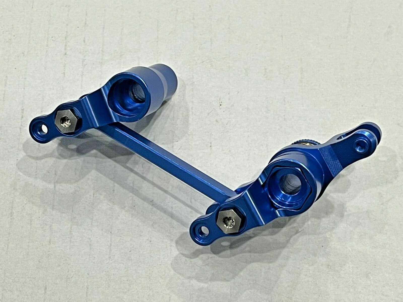 Aluminum Servo Saver Bellcrank Steering For 1/10 Traxxas Maxx Blue
