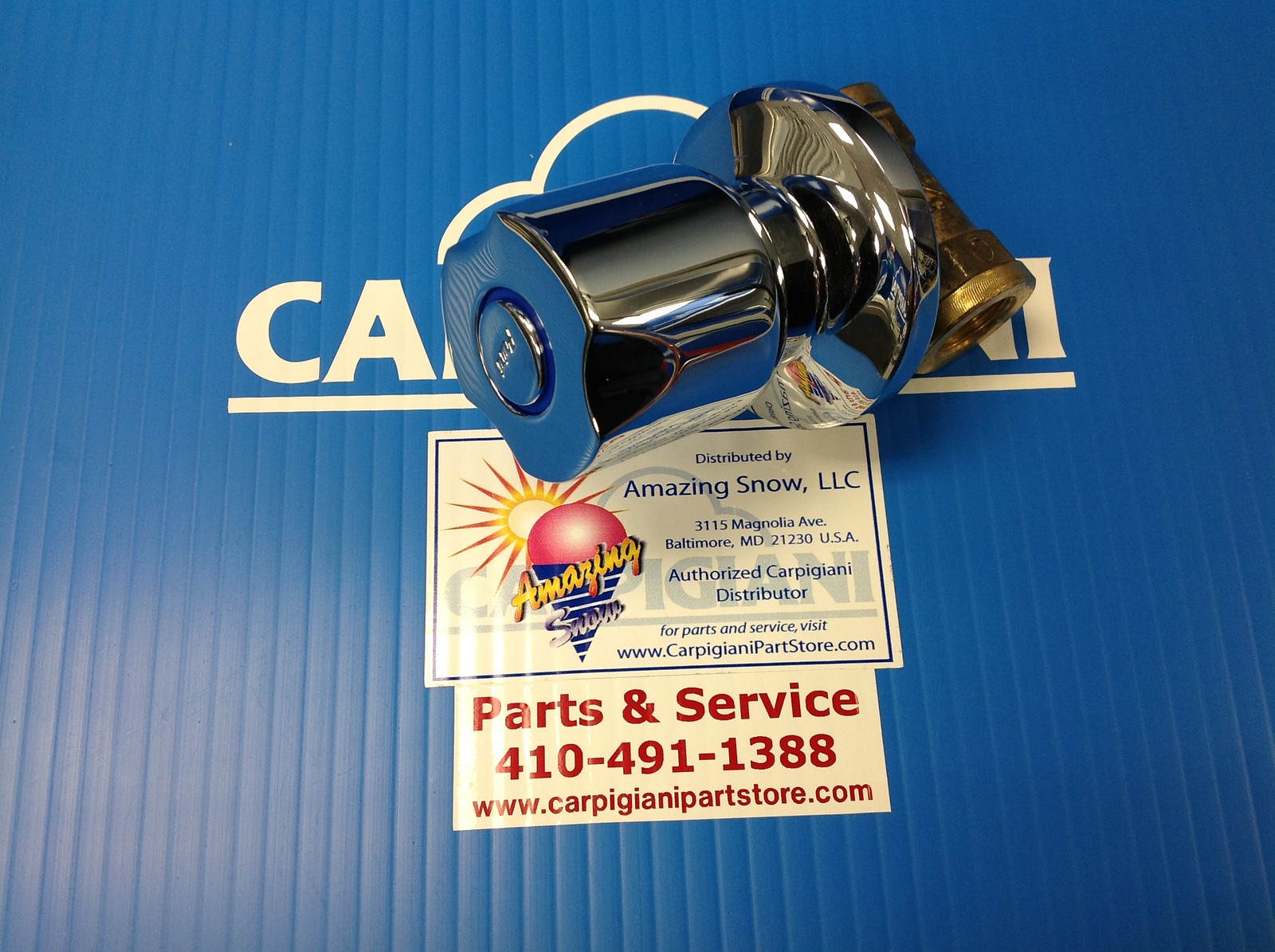 Carpigiani Parts Batch Freezer LB302 LB502 LB1002 202GRTX Water Faucet Compacta