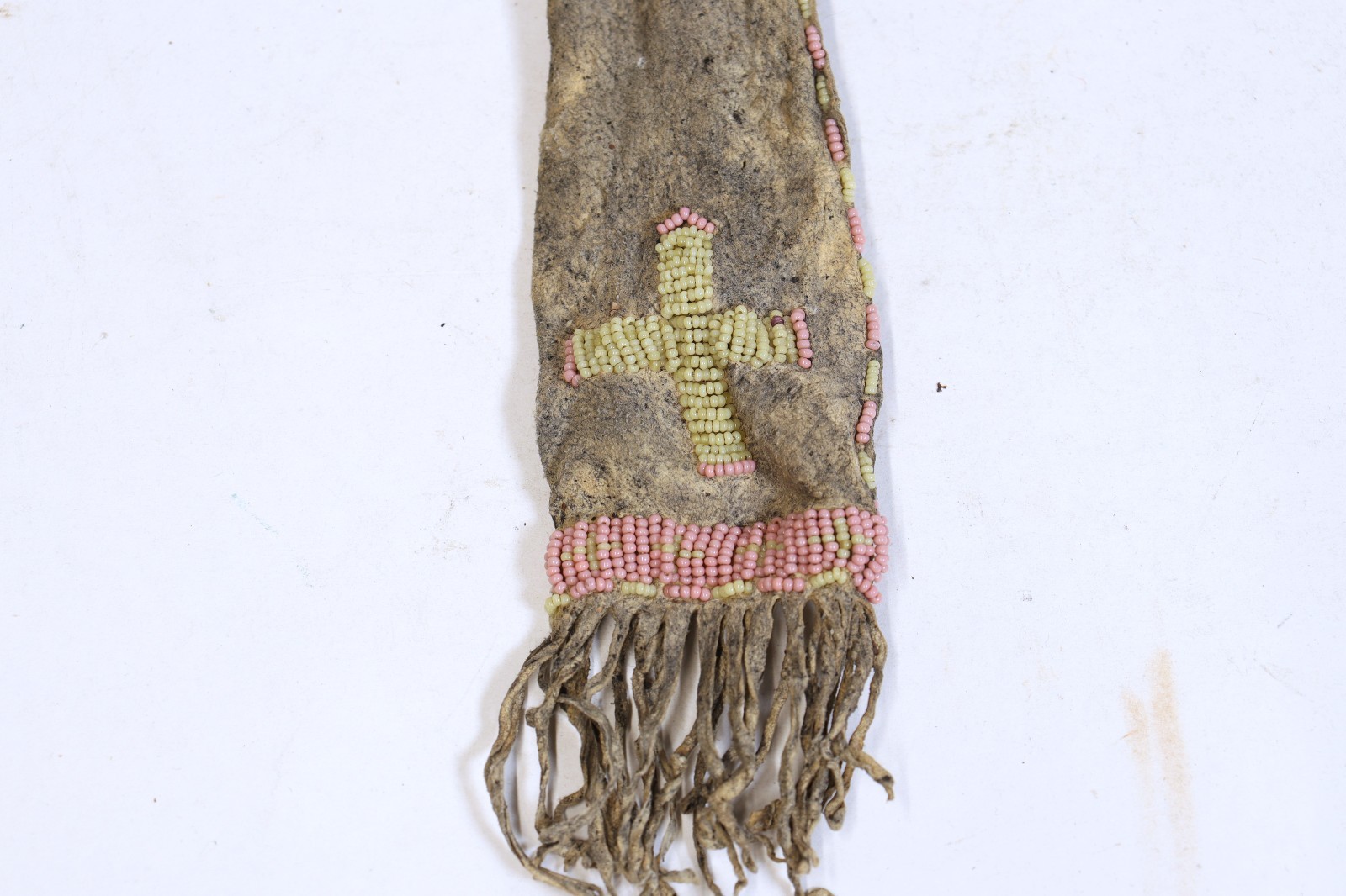 Northern Plains Style Beaded Hide Pouch