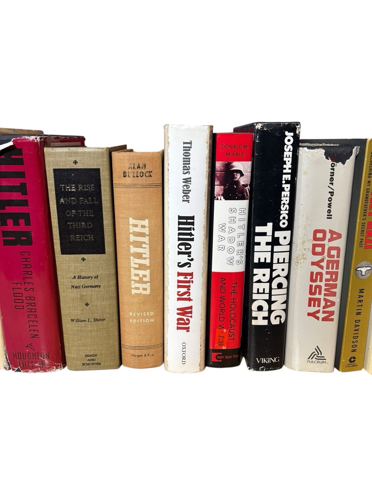 Hitler & Third Reich Books– Kershaw Toland Shirer Evans Speer Bradley -Lot Of 18