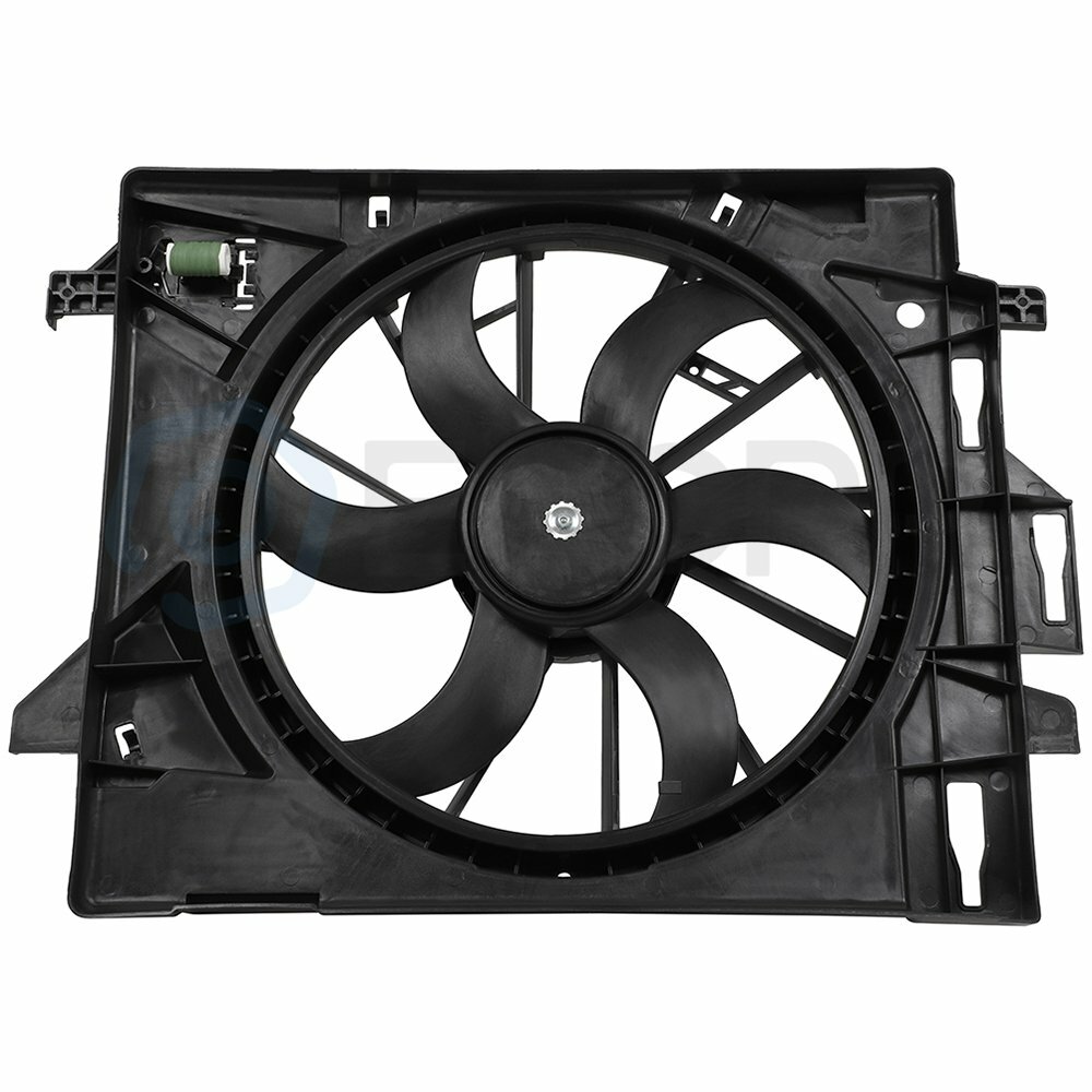 Radiator Cooling Fan Assembly For 2008 2009 2010-2016 Chrysler Town & Country